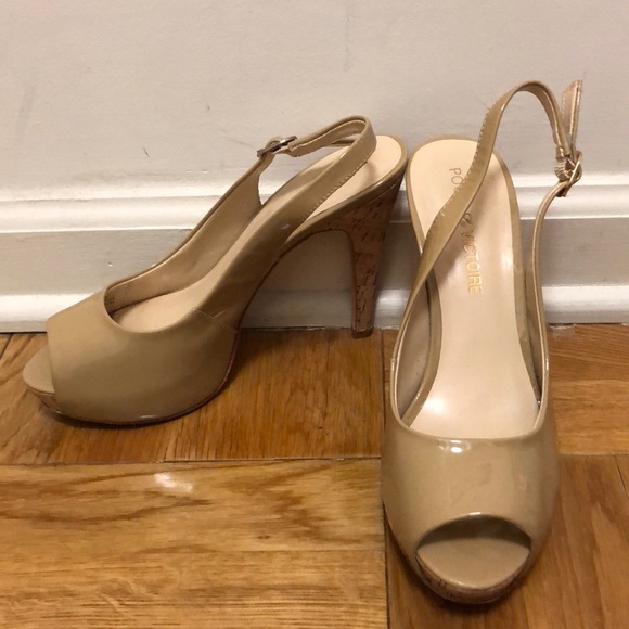 Pour La Victoire Shoes - Pour La Victoire Prima Nude Soft Patent Pumps, 7.5